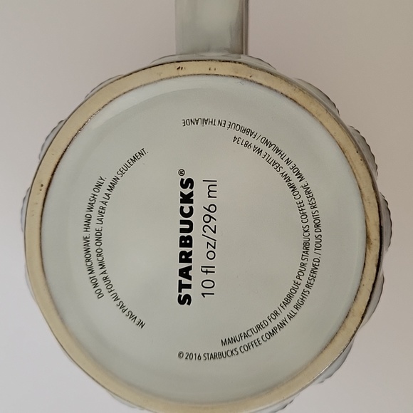 STARBUCKS | 2016 Anniversary Grey Gold Scales. Coffe Mug. - Picture 6 of 12